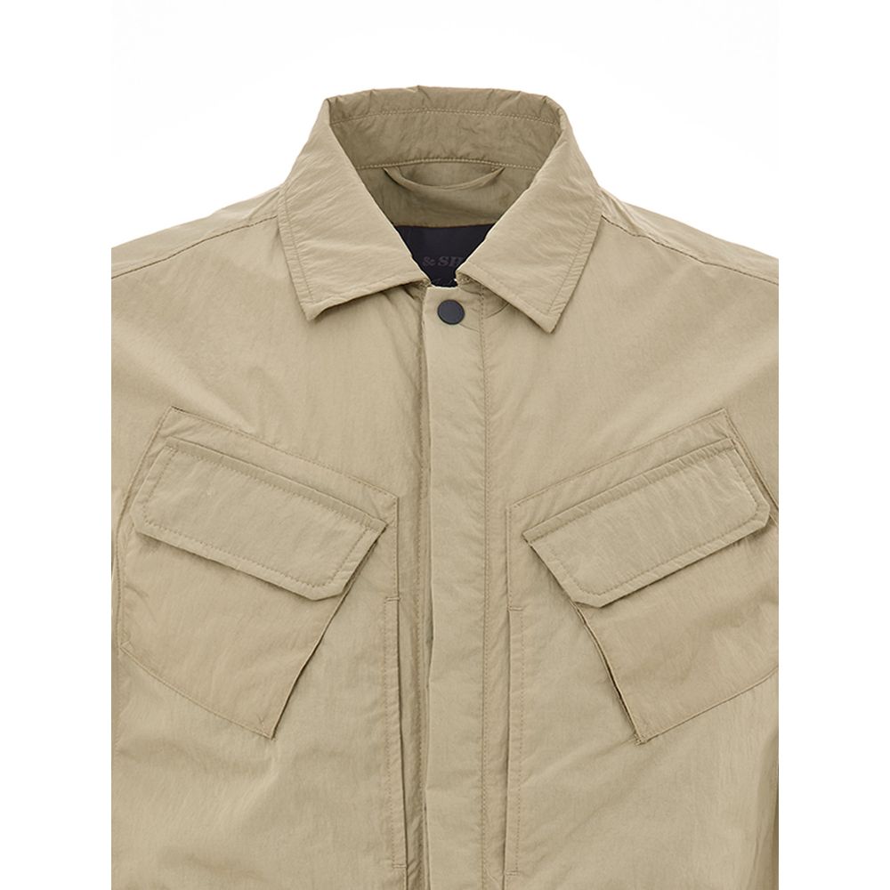 Manteau Paul &amp; Shark beige en polyester