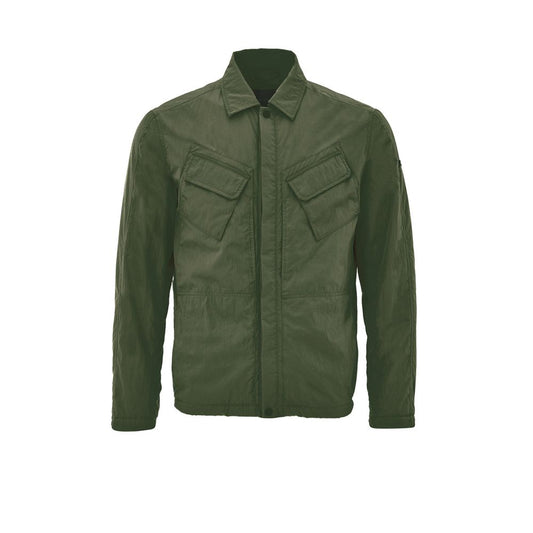 Manteau en polyester vert Paul &amp; Shark