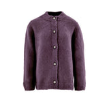 Gran Sasso Bordeaux Wool Cardigan - Élégant et Confortable