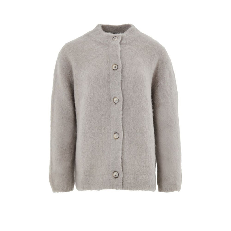 Gran Sasso Beige Wool Cardigan for Women - Stylish & Comfortable