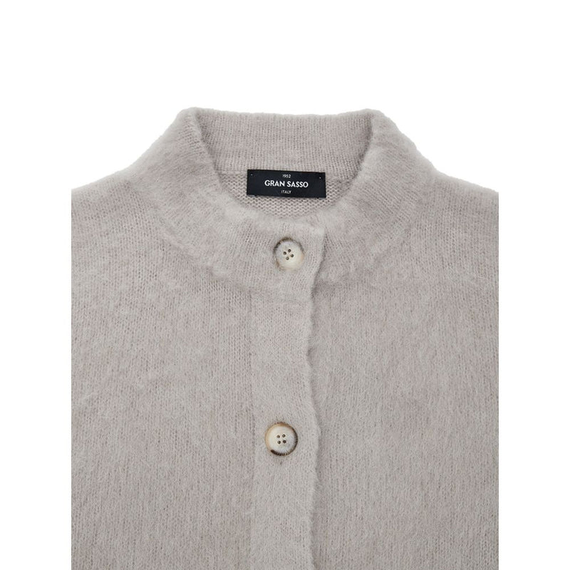 Gran Sasso Beige Wool Cardigan for Women - Stylish & Comfortable