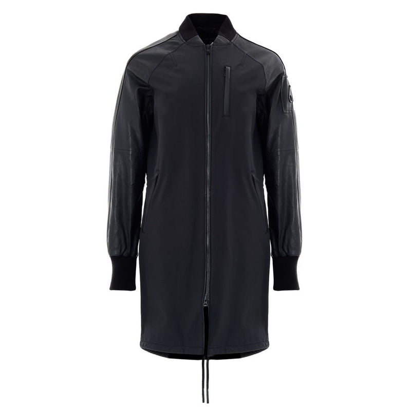 Moose Knuckles Black Cotton Parka - Women's Lightweight Jacket