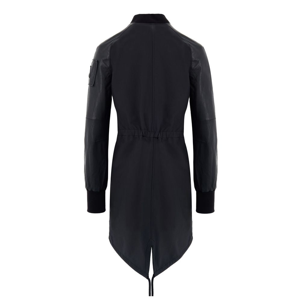 Moose Knuckles Black Cotton Parka - Women's Lightweight Jacket