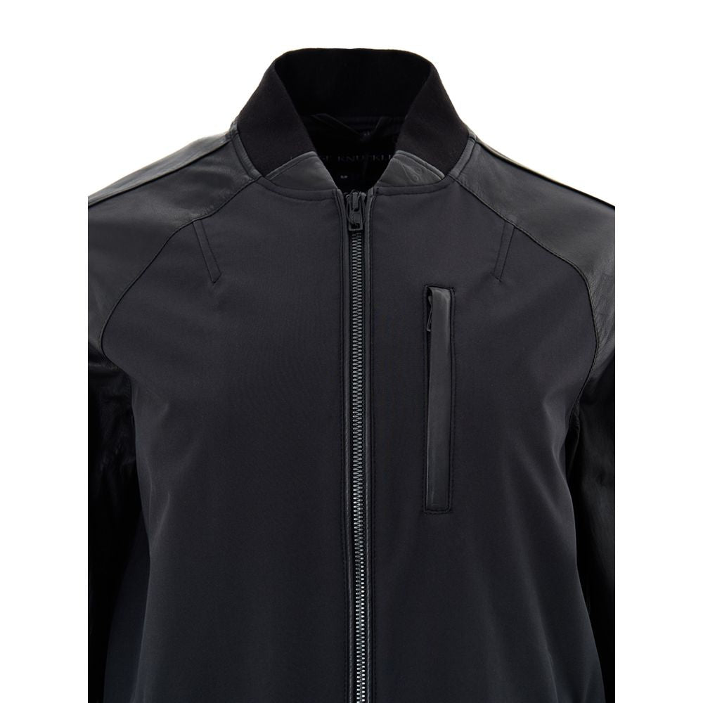 Moose Knuckles Black Cotton Parka - Women's Lightweight Jacket
