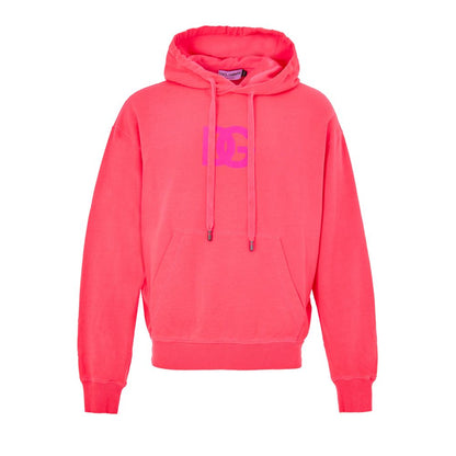 Sweat-shirt rose en coton Dolce &amp; Gabbana