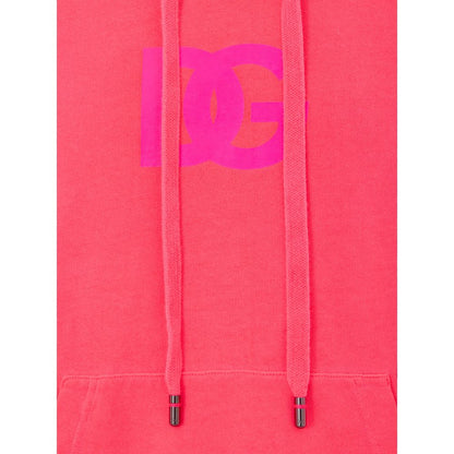 Sweat-shirt rose en coton Dolce &amp; Gabbana