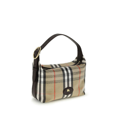 Burberry Beige Cotton Shoulder Bag