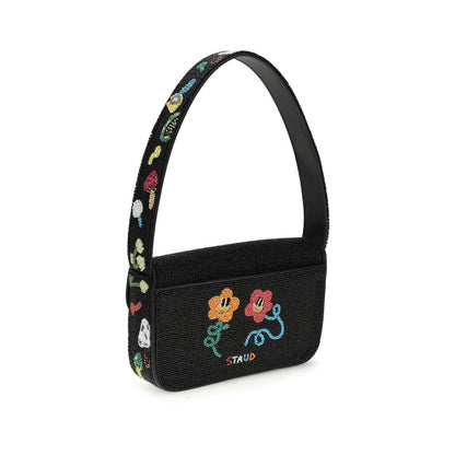 Staud Multicolor Rayon Shoulder Bag