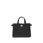 Burberry Black Calf Leather Bos Taurus Handbag