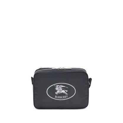 Burberry Black Polyester Shoulder Bag
