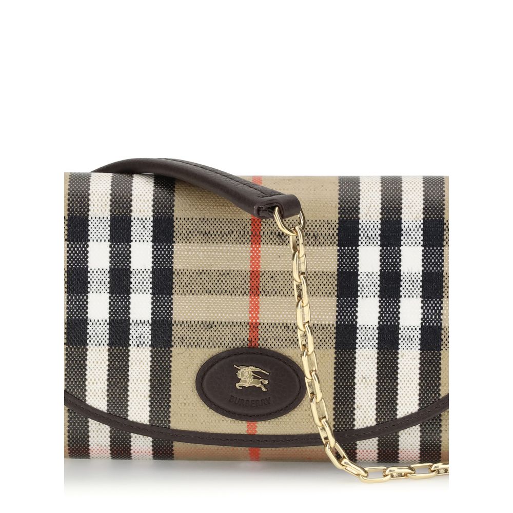 Burberry Beige Cotton Clutch Bag