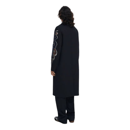 Desigual Black Polyester Coat