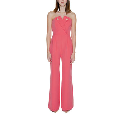 Silence Orange Polyester Jumpsuit
