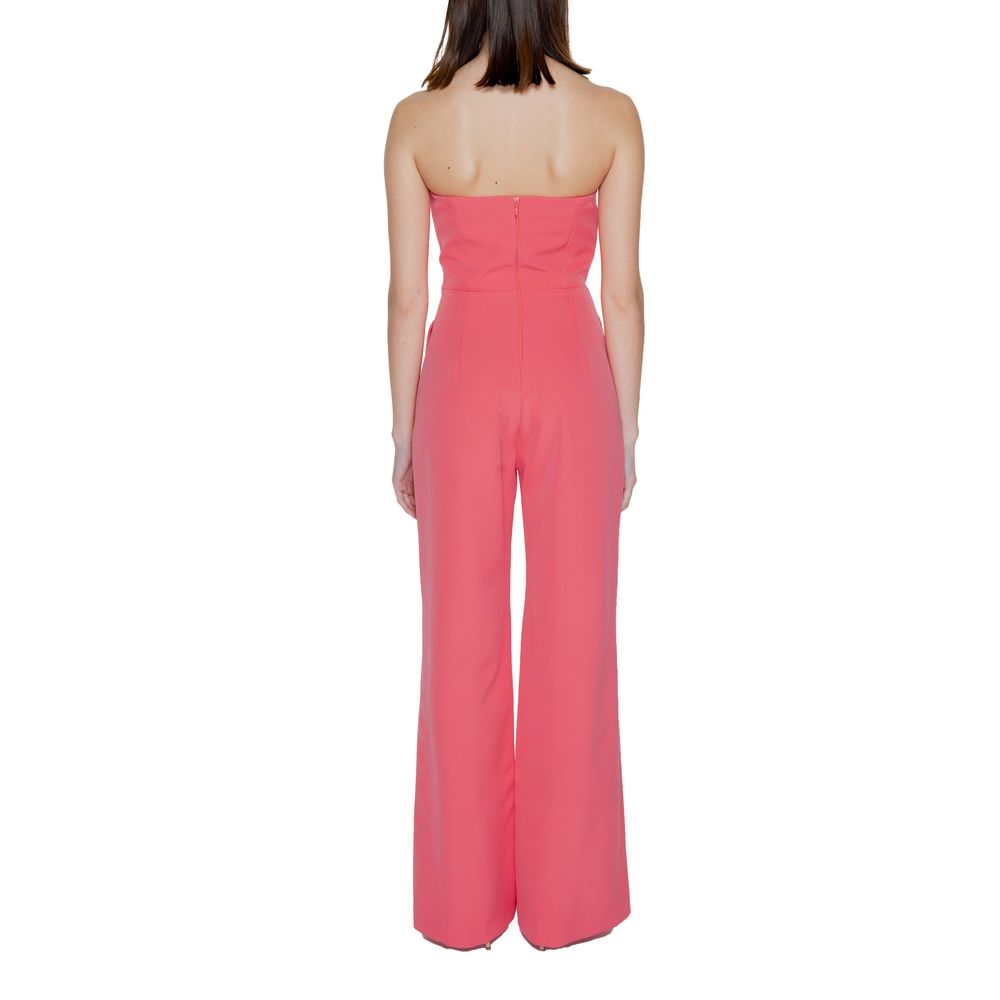 Silence Orange Polyester Jumpsuit