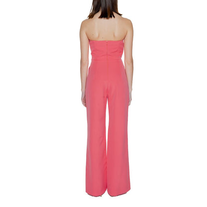 Silence Orange Polyester Jumpsuit