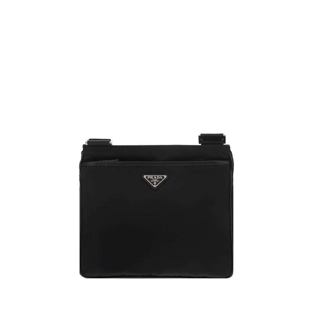 Sac bandoulière Prada en nylon noir