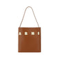 Marni Brown Calf Leather Bos Taurus Shoulder Bag