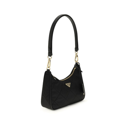 Prada Black Recycled Polyamide Shoulder Bag