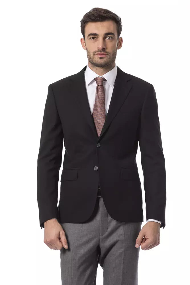 Billionaire Italian Couture Zwarte Wollen Blazer