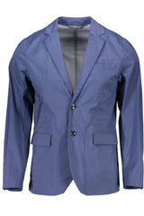 Gant Blue Nylon Jacket for Men - IT46 | S