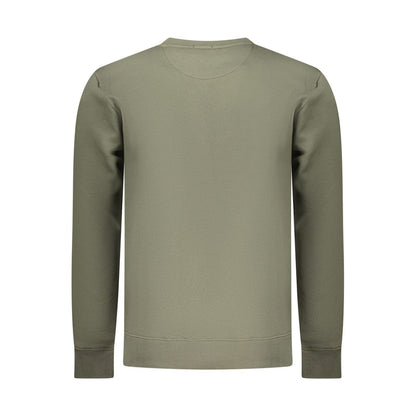 Coveri Moving Verde Katoenen Heren Sweatshirt
