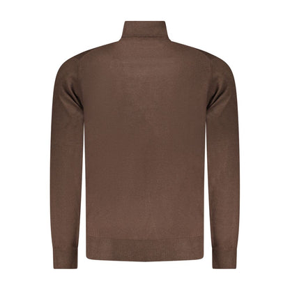 Norvège 1963 Marrone Poliammide Pull Homme