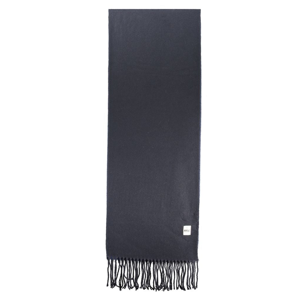 Rifle Blue Polyester Men's Scarf - Stylish Winter Accessory