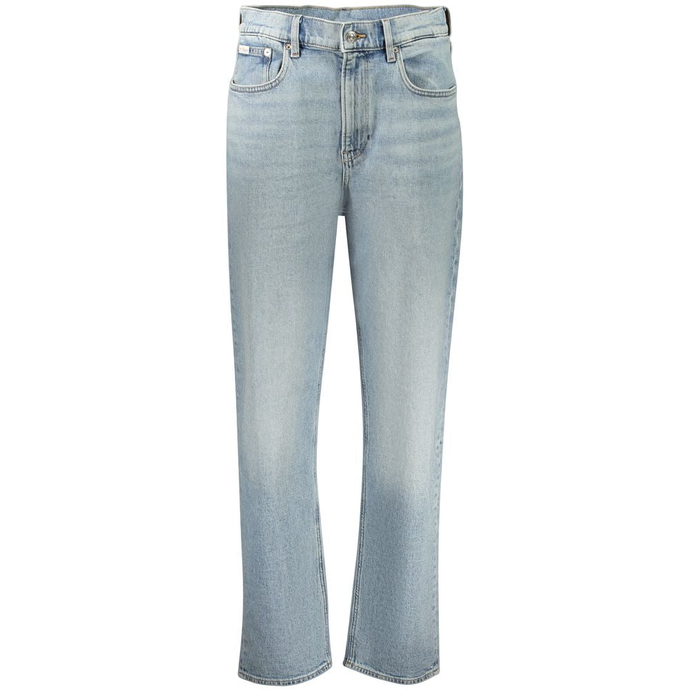 Calvin Klein Azzurro Cotton Women's Jean - Chic & Comfortable