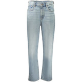Calvin Klein Azzurro Cotton Women's Jean - Chic & Comfortable