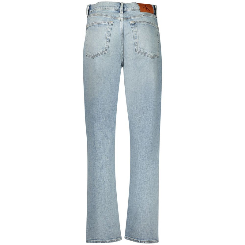 Calvin Klein Azzurro Cotton Women's Jean - Chic & Comfortable