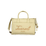Twinset Beige Cotton Handbag for Women - Chic & Sophisticated