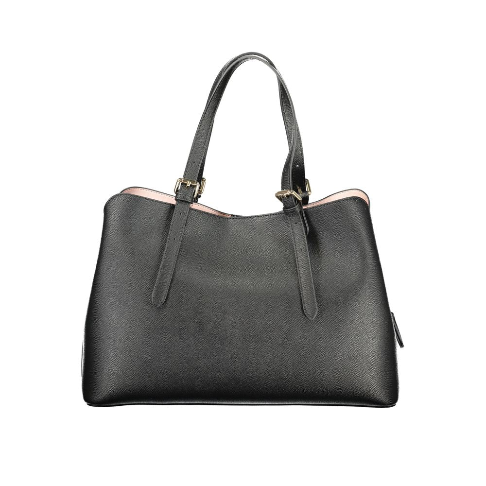 Twinset Nero Black Polyurethane Women's Handbag - Sophisticated Style