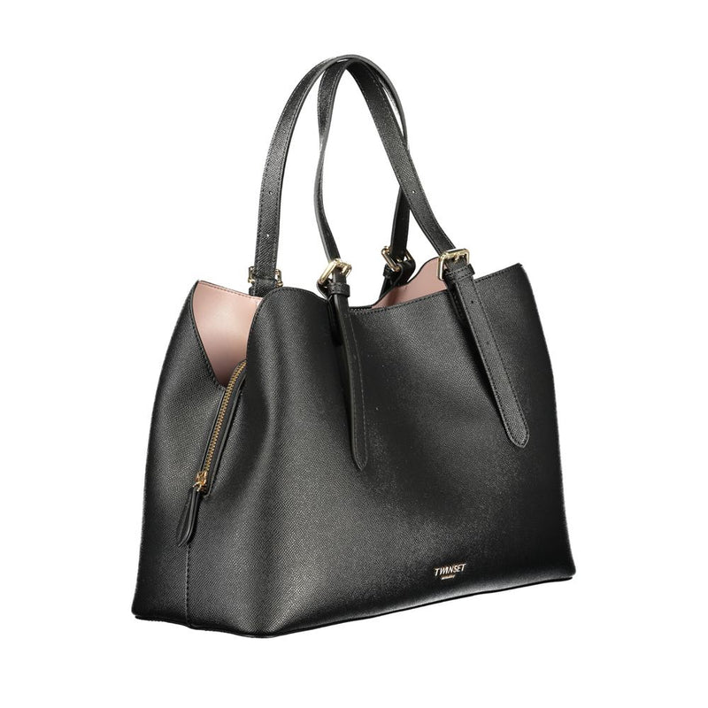 Twinset Nero Black Polyurethane Women's Handbag