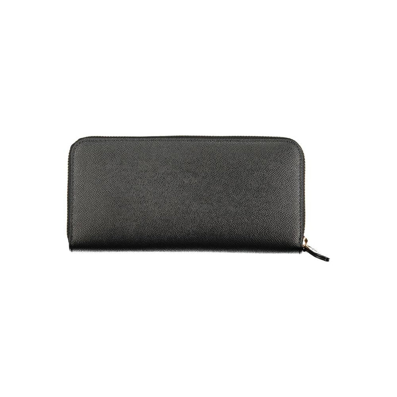 Twinset Black Polyurethane Women Wallet - Elegant & Functional