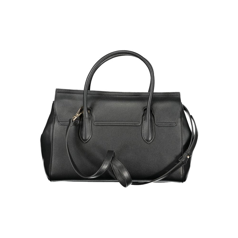 Twinset Black Polyurethane Handbag for Women - Elegant & Versatile