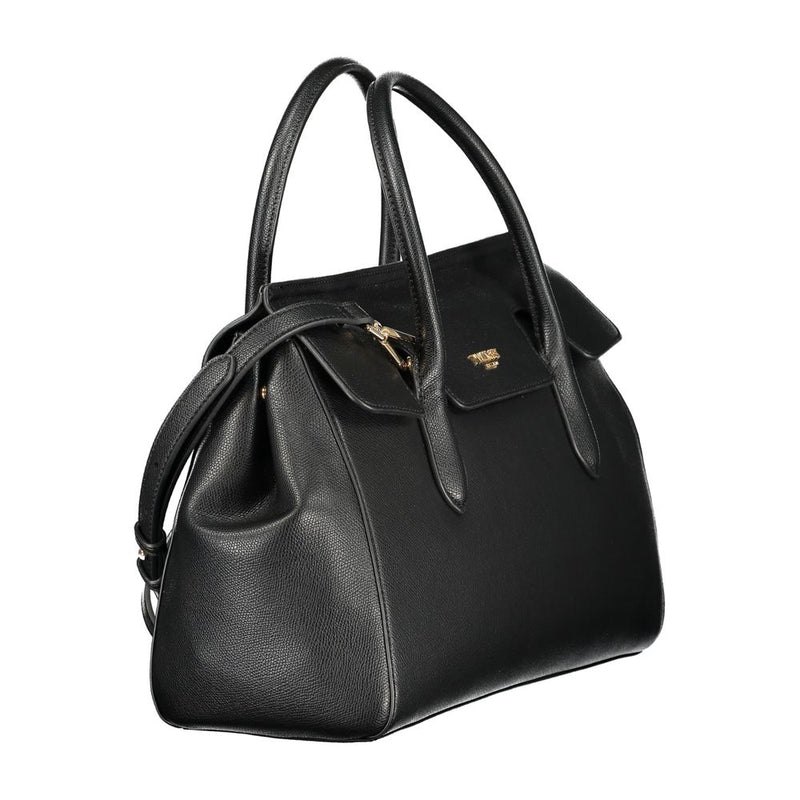 Twinset Black Polyurethane Handbag for Women - Elegant & Versatile
