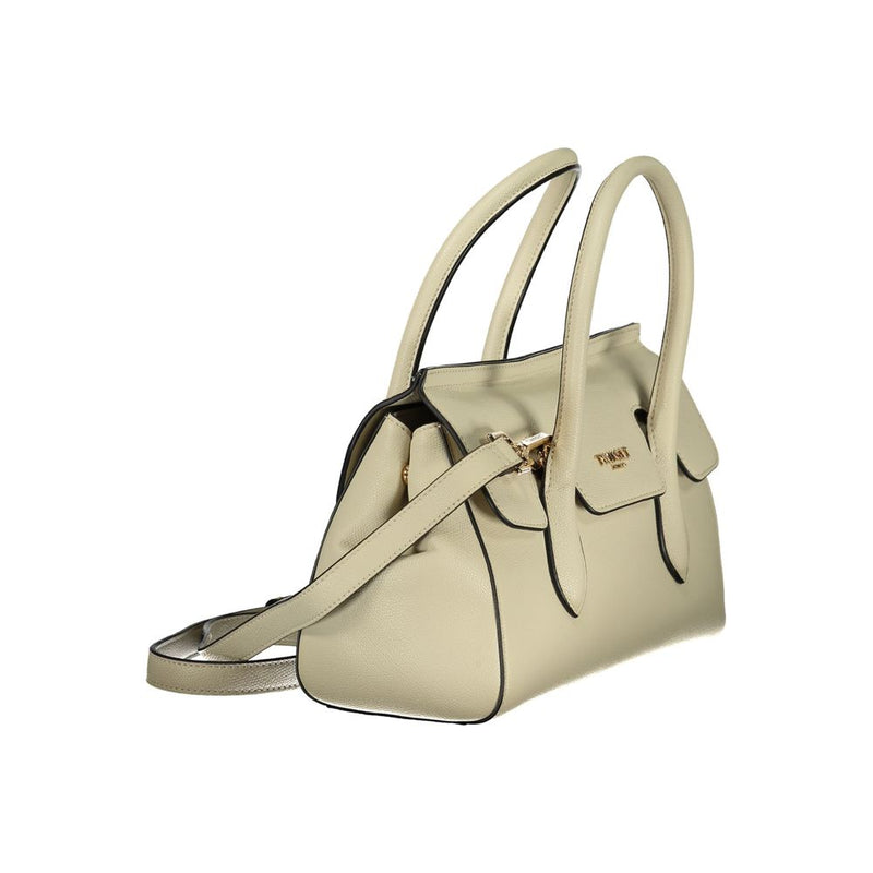 Twinset Beige Polyurethane Handbag for Women - Stylish & Versatile