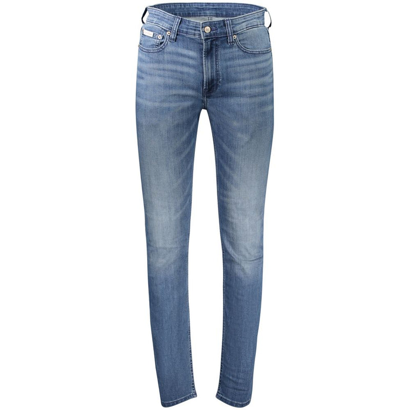 Calvin Klein Blauwe Slim Fit Jeans van Katoen