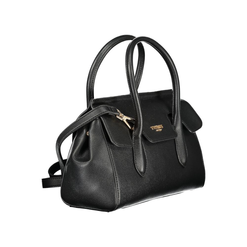 Twinset Black Polyurethane Handbag - Elegant & Versatile