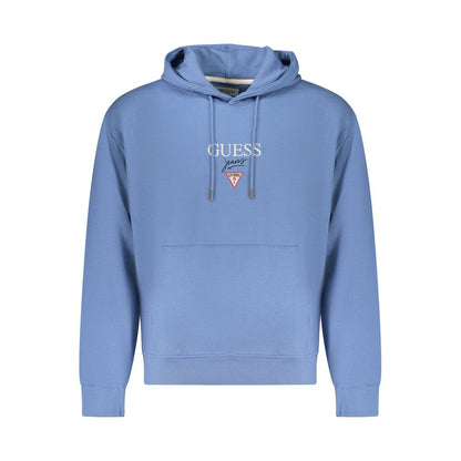 Sweat-shirt Guess Jeans Azzurro en coton pour homme