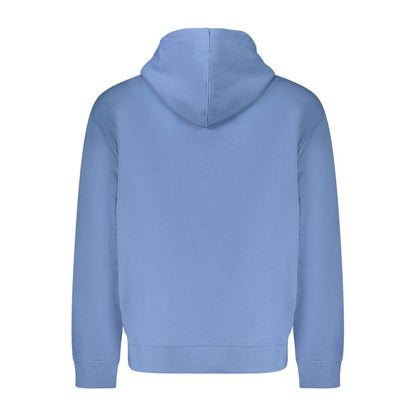 Sweat-shirt Guess Jeans Azzurro en coton pour homme