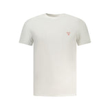 Guess Jeans Bianco Cotton Men T-Shirt - Casual Luxury