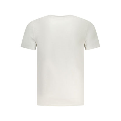 T-shirt homme Guess Jeans Bianco en coton