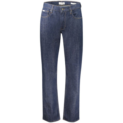 Jean Guess Jeans Blu Cotton pour homme
