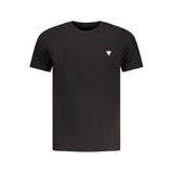 Guess Jeans Nero T-Shirt en Coton pour Hommes