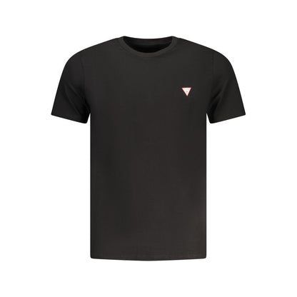 Guess Jeans Nero Katoenen Heren T-shirt