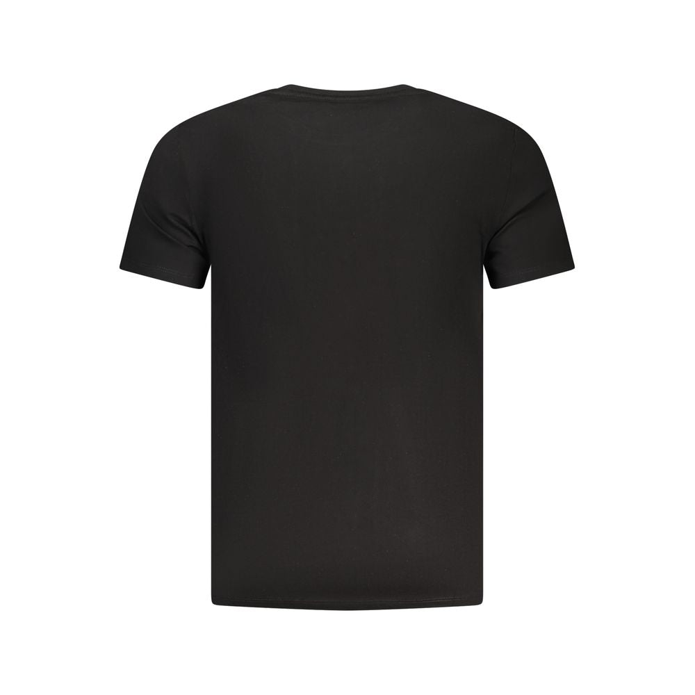 Guess Jeans Nero T-Shirt en Coton pour Hommes