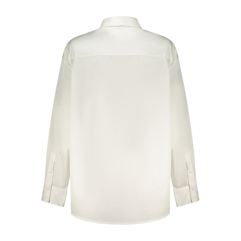 Guess Jeans Bianco Cotton Women's Shirt - Stylish & Comfortable