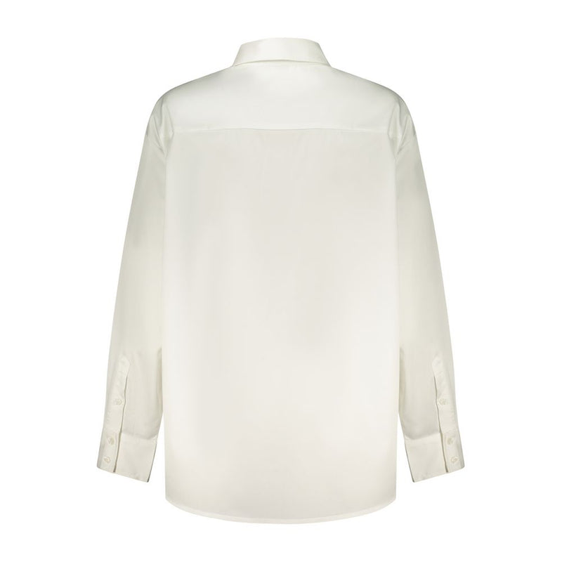 Guess Jeans Bianco Cotton Women's Shirt - Stylish and Versatile