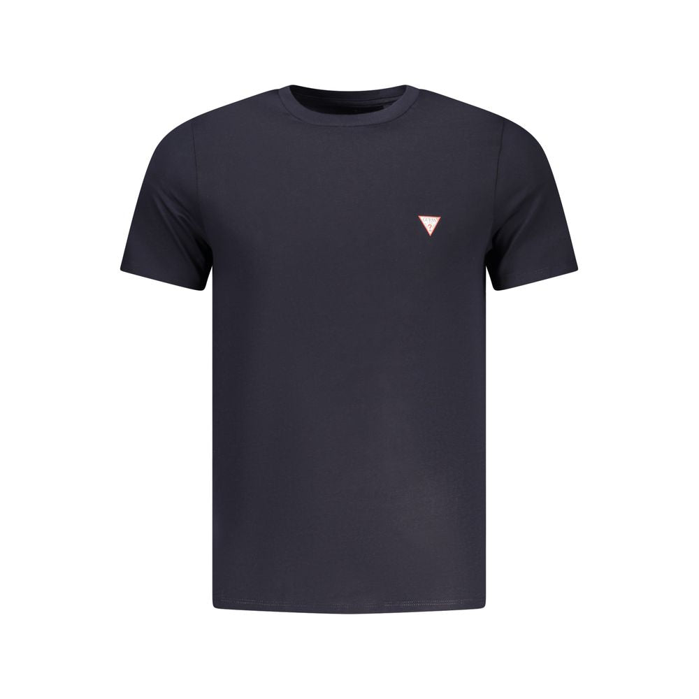 Guess Jeans Blu Cotton Men's T-Shirt - Iconic Style